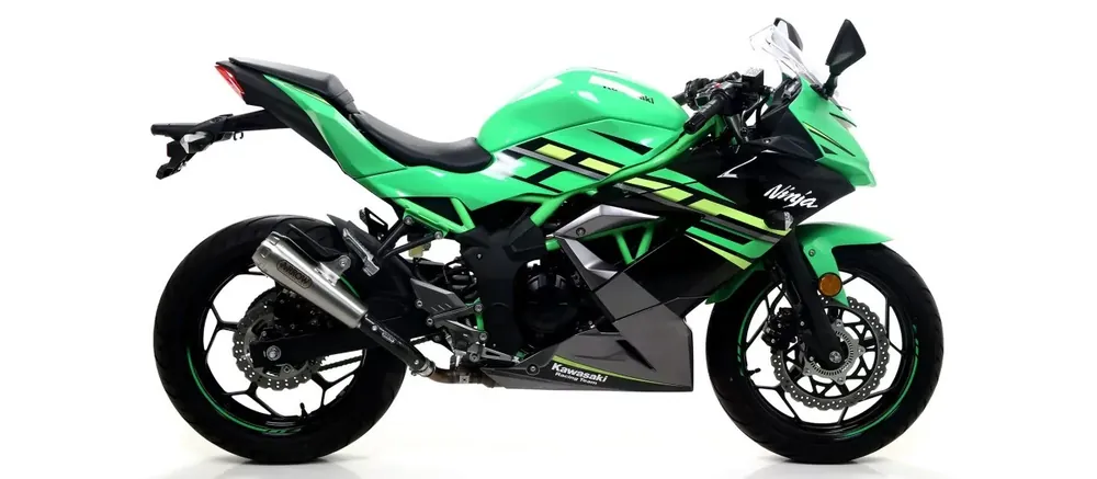 Arrow Pro Race Black Endschalldämpfer passend für Kawasaki NINJA 125 / Z 125 Günstig