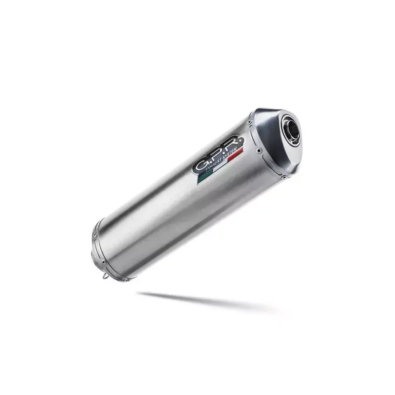 Saisonangebot GPR Satinox Slip-On Auspuff passend für Moto Guzzi Stelvio 1200 4V 2008-2010