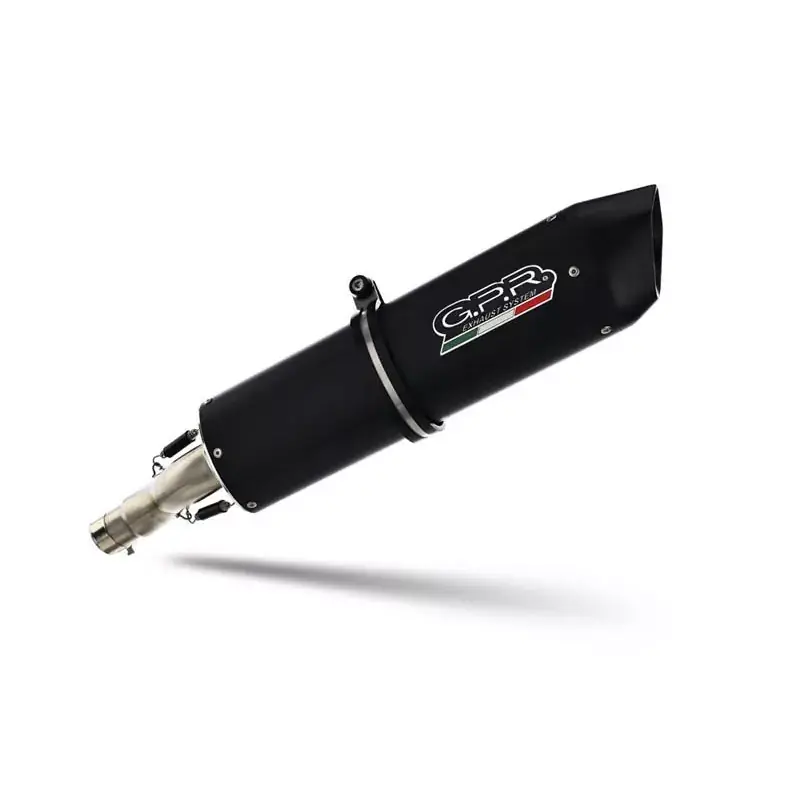 GPR Furore Nero Slip-On Auspuff passend für Moto Guzzi Breva 1200 (2007–2012) Highlight