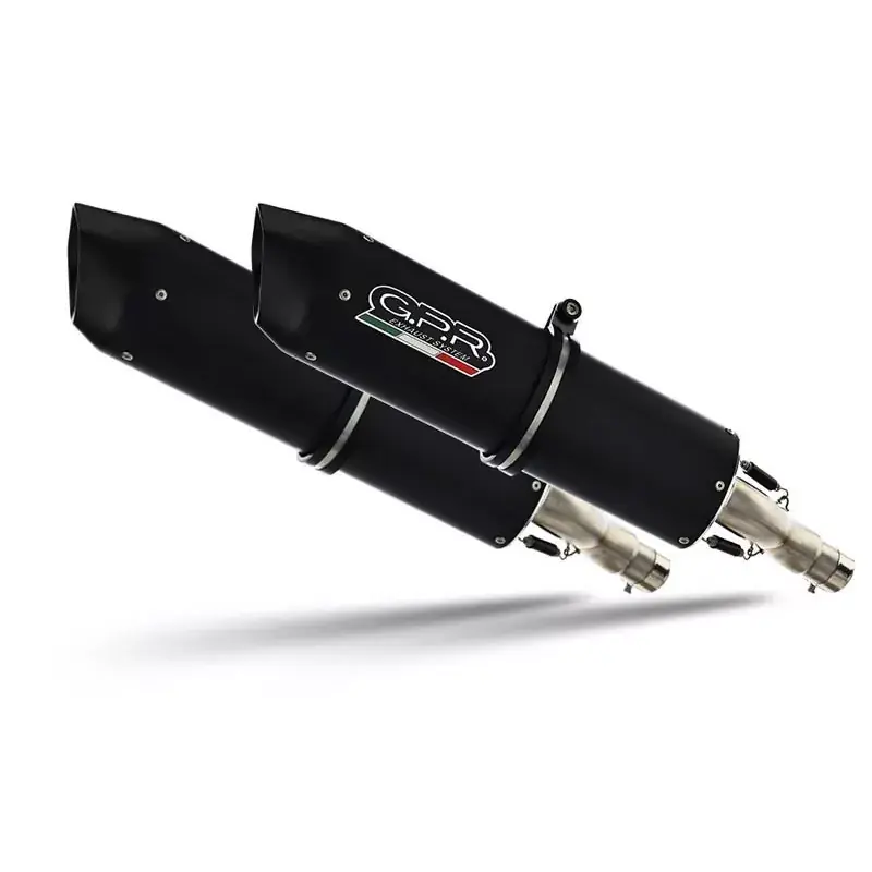 Letzte Chance GPR Furore Nero Dual Homologated Slip-on Auspuff passend für Ducati Monster 695