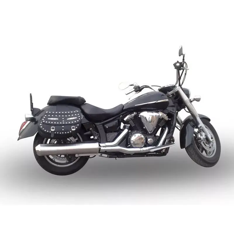 GPR Inox Oval Bomb Slip-on Auspuff passend für Yamaha XVS 1300 Midnight Star Wochenendangebot