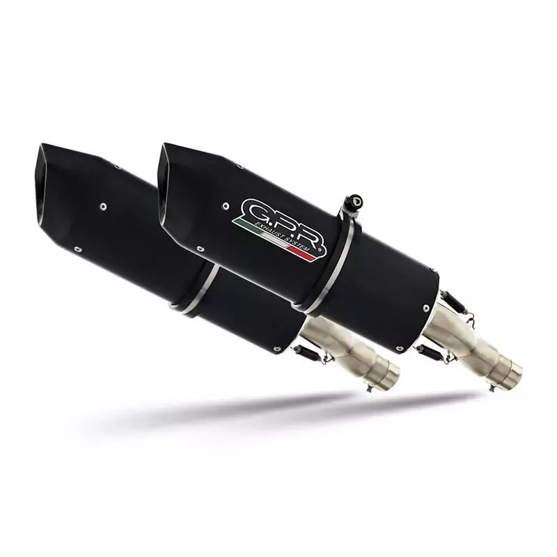 GPR Furore Nero Slip-On Auspuff passend für Triumph Speed Triple 1050 2005–2010 Neue Kollektion