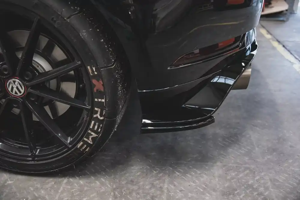 Heck Ansatz Flaps Diffusor passend für VW Golf 7 GTI TCR Super-Preis