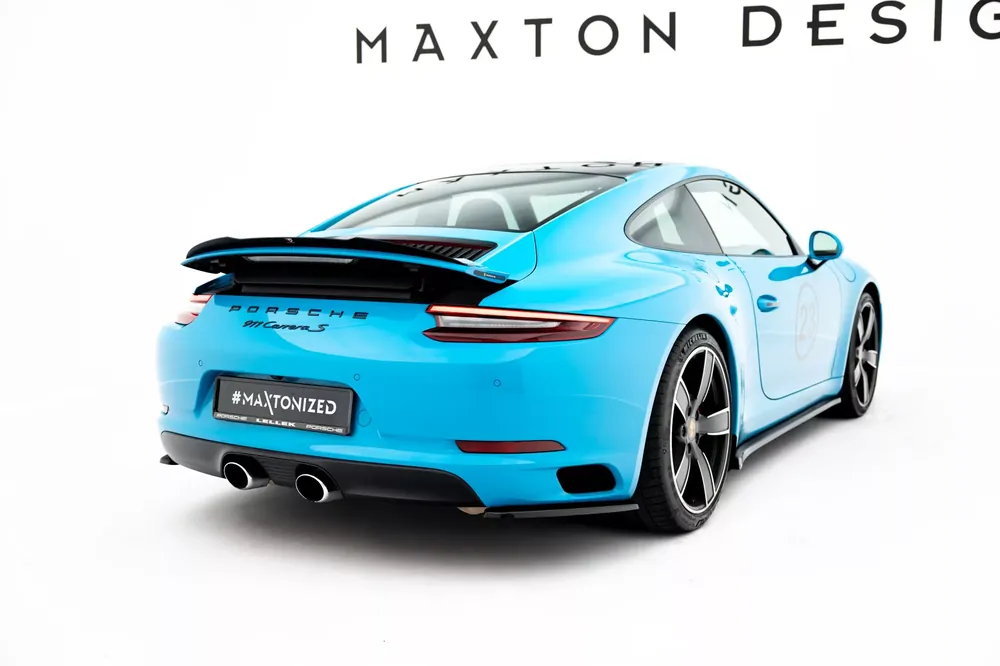 Heck Ansatz Flaps Diffusor passend für Porsche 911 Carrera 991 Facelift Sonderaktion