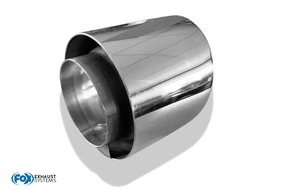 FOX Anschweißendrohr Typ 25 Ø100mm Edelstahl ABE Begrenztes Angebot