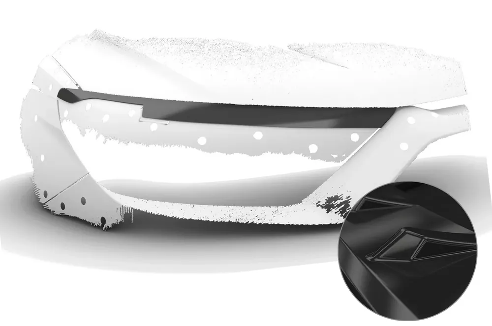 Scheinwerferblenden Glossy passend für Audi A1 (Typ GB) Neuheit