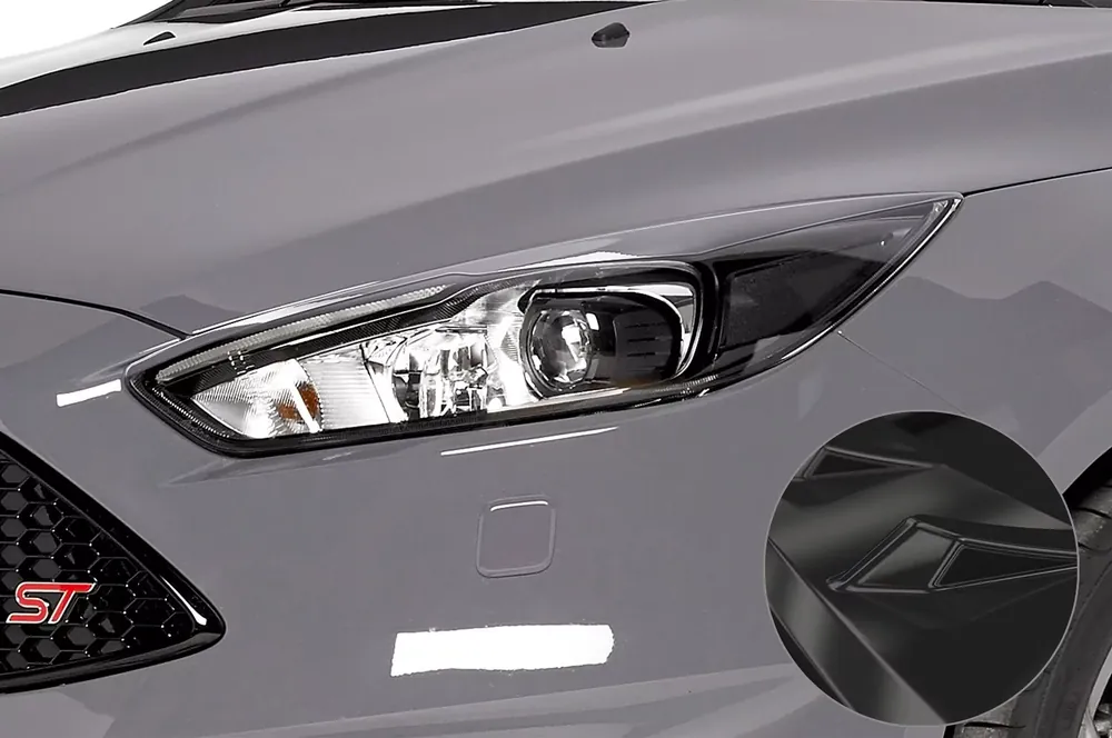 Must-Have Scheinwerferblenden Glossy passend für Ford Focus MK3 Facelift