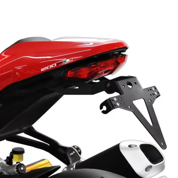 Günstig Kennzeichenhalter-Set passend für Ducati Monster 1200R 16-19 verstellbar inklusive Reflektor