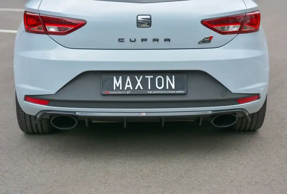 Bestpreis Diffusor Heck Ansatz passend für Seat Leon III Cupra