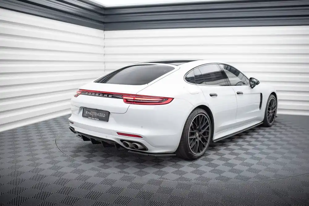 Begrenztes Angebot Diffusor Heck Ansatz passend für Porsche Panamera GTS 971