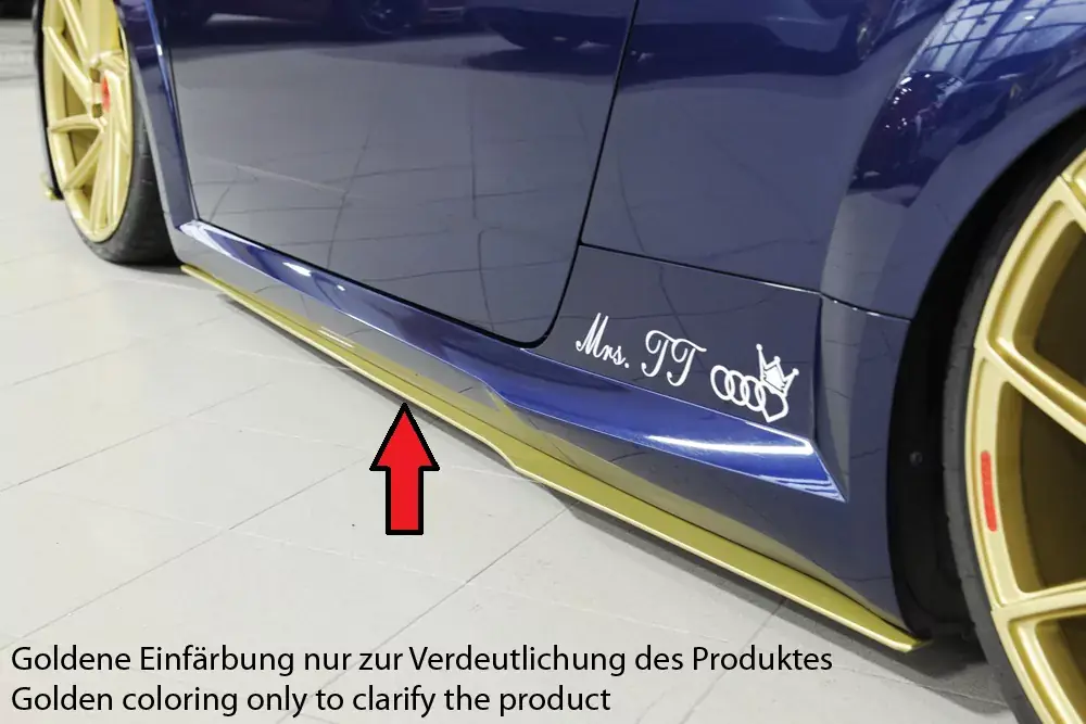 Rieger Seitenschweller links passend für Audi TTS (8J-FV/8S) Coupé Sonderaktion