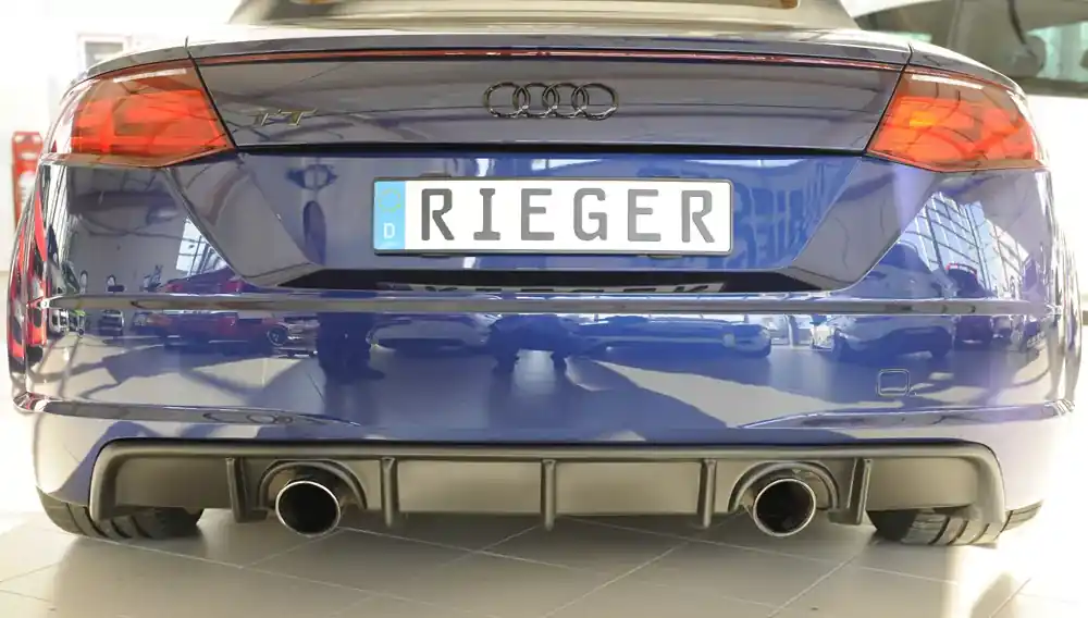 Rieger Heckeinsatz passend für Audi TT 8J/8S Roadster (ab 09/2018) Versand Am Gleichen Tag