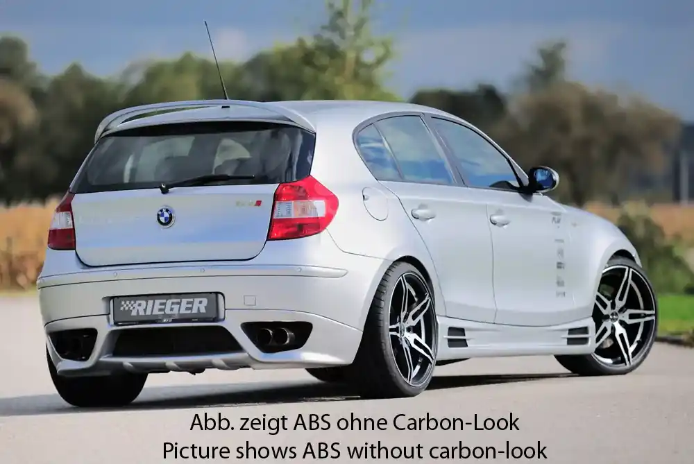 Garantierte Lieferung Rieger Seitenschweller rechts passend für BMW 1er E87 (187 / 1K2/1K4) 4-tür. 09.04–03.07 (bis Facelift)