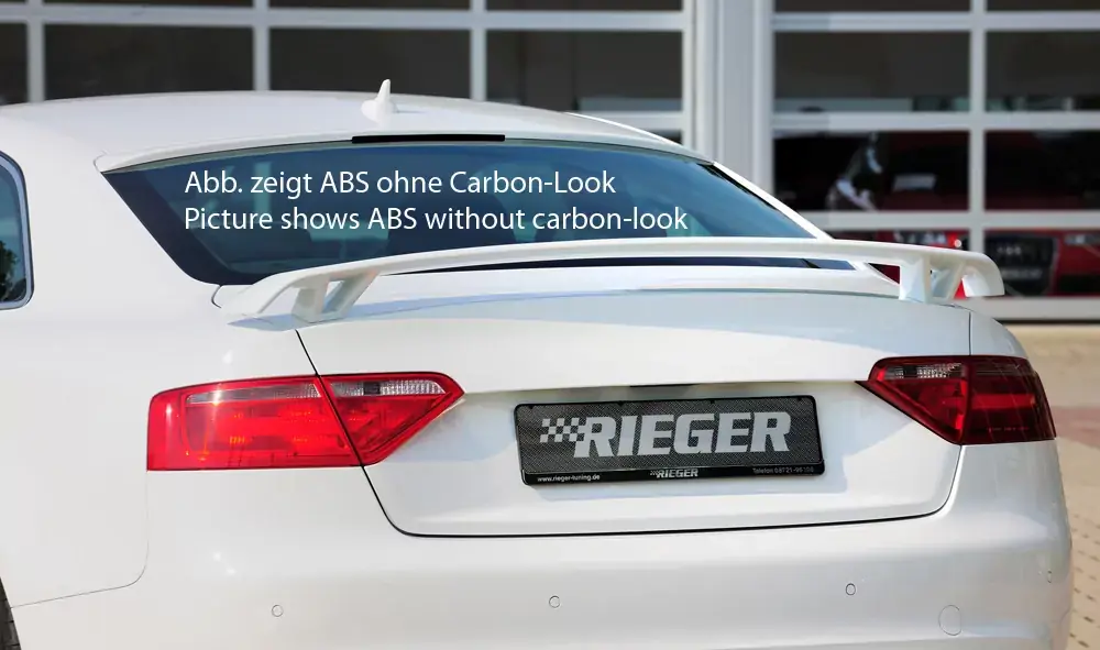 Jetzt Bestellen Rieger Heckscheibenblende passend für Audi RS5 (B8) Coupe 01.12–06.16