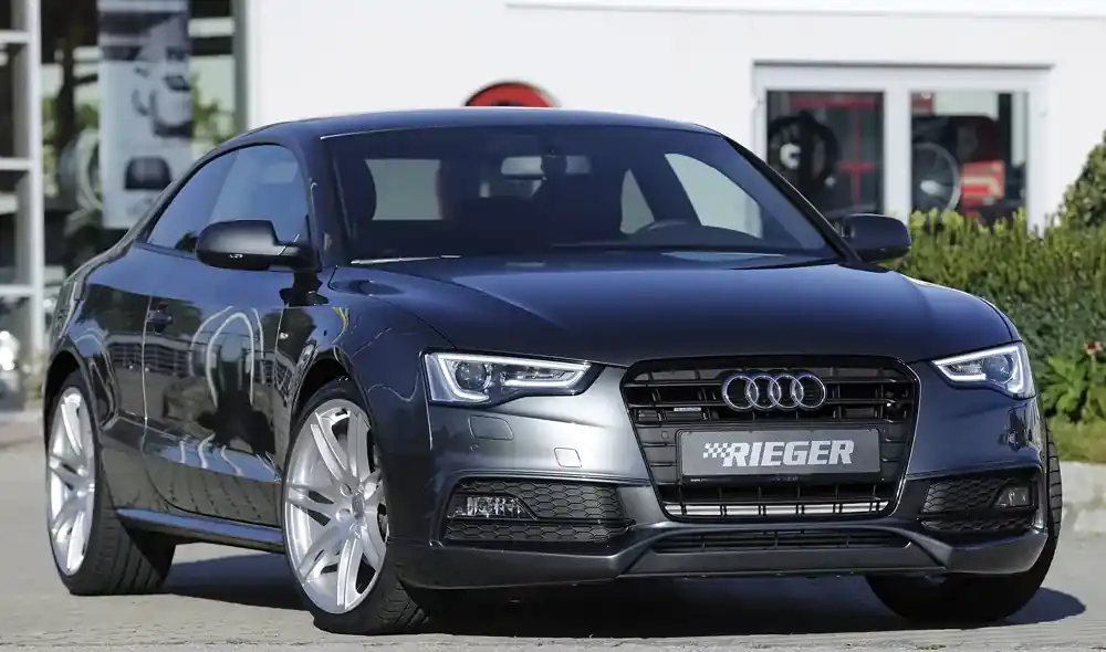Sale Rieger Spoilerlippe passend für Audi A5 S5 (B8/B81) Cabrio 10.11-06.16