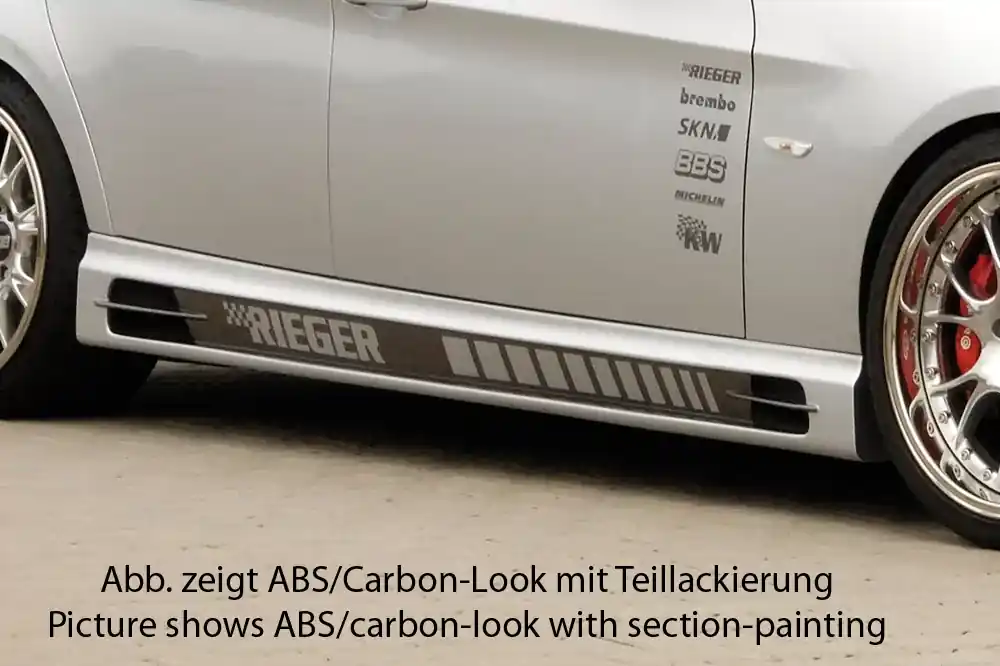Markenprodukt Rieger Seitenschweller links passend für BMW 3er E90 03.05-08.08