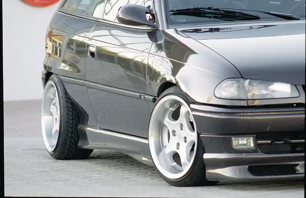 Rieger Seitenschweller rechts passend für Opel Astra F 3-tür. Bestpreis