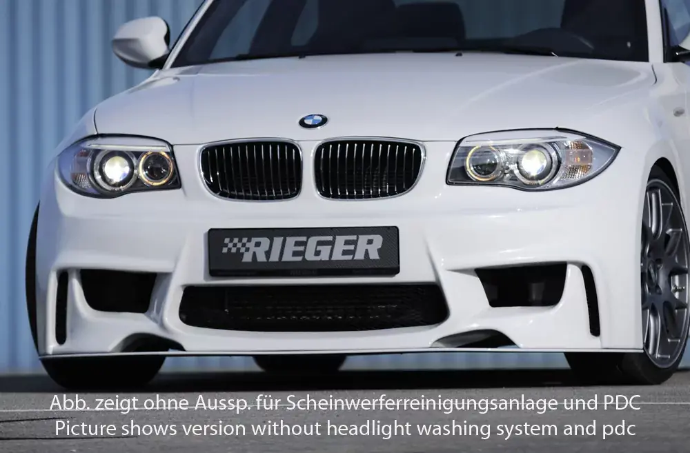 Rieger Spoilerstoßstange passend für BMW 1er E87 Limousine (09/2004–08/2011) Preiswert