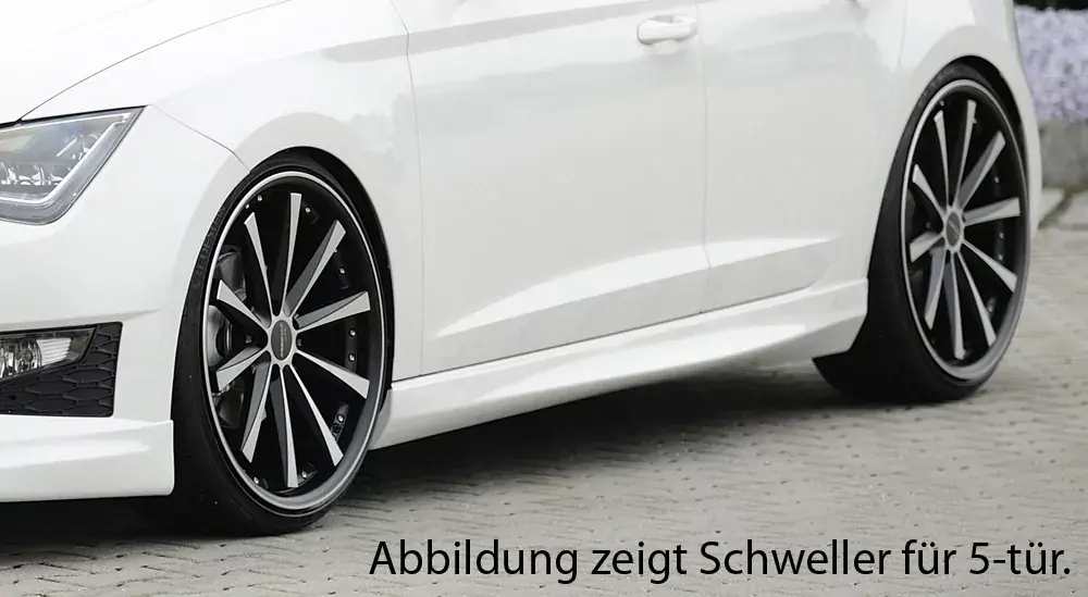 Rieger Seitenschweller links passend für Seat Leon (5F) SC ab 10/2012 Rabatt