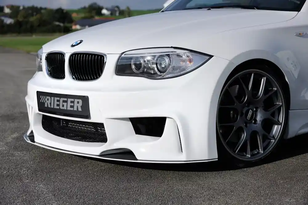 Rabatt Rieger Spoilerstoßstange passend für BMW 1er E82 E88 Cabrio ab 10/2007
