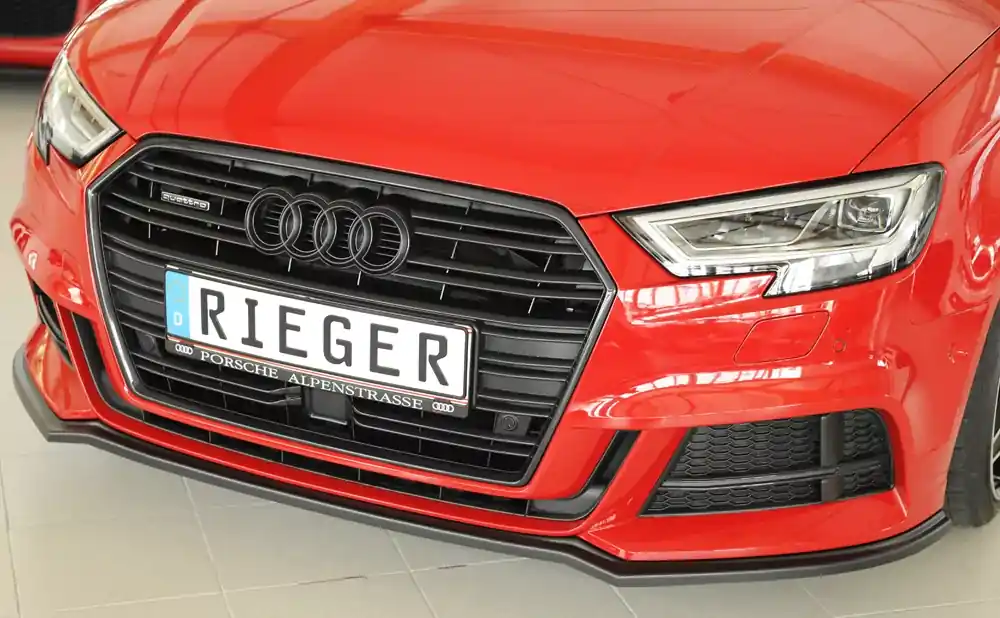 Rieger Spoilerschwert passend für Audi A3 (8V) 5‑türig Limousine (8VS) ab 09/2016 Must-Have