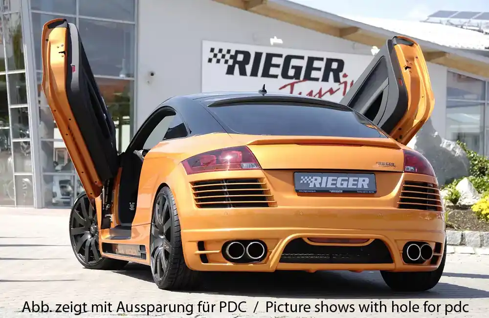 Mega-Angebot Rieger Heckschürze passend für Audi TT (8J) Coupé ab 09/2006