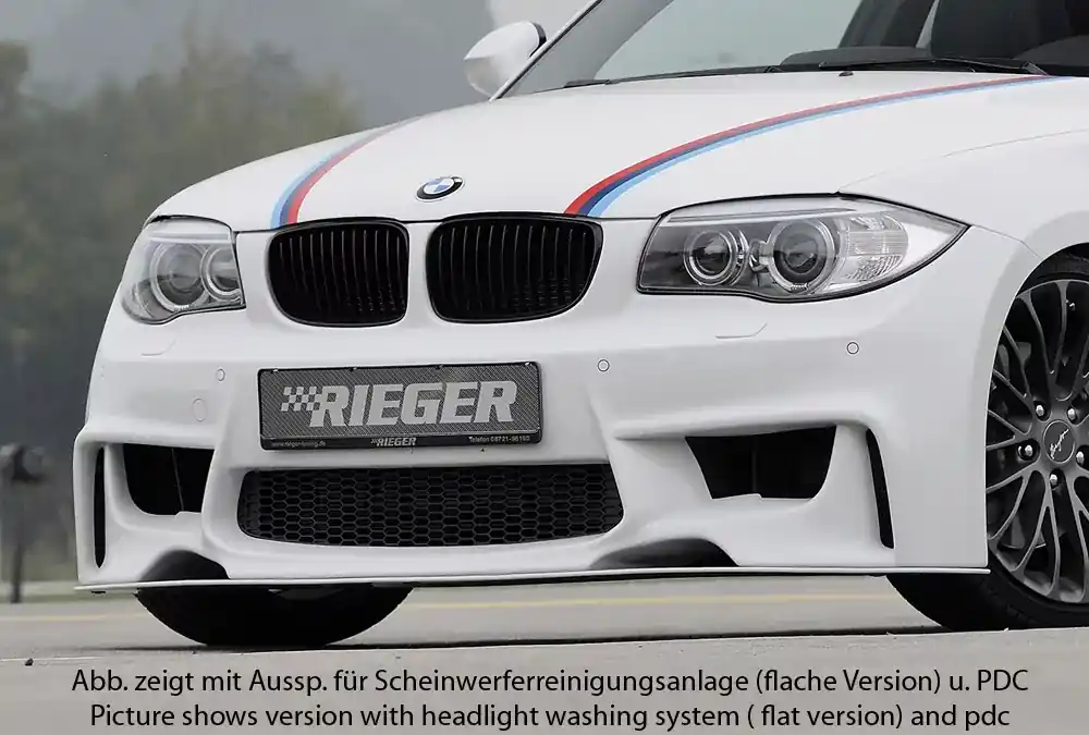 Direkt Vom Hersteller Rieger Spoilerstoßstange passend für BMW 1er E81 2-türig 09/04-08/11