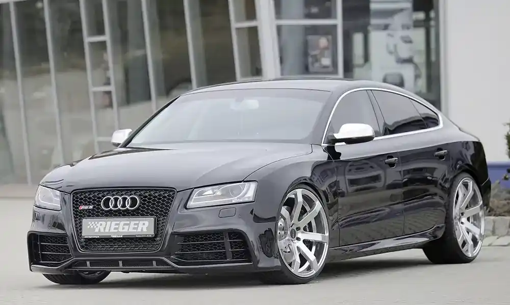 Markenprodukt Rieger Seitenschweller links passend für Audi A5 (B8/B81) Sportback 06.07–07.11