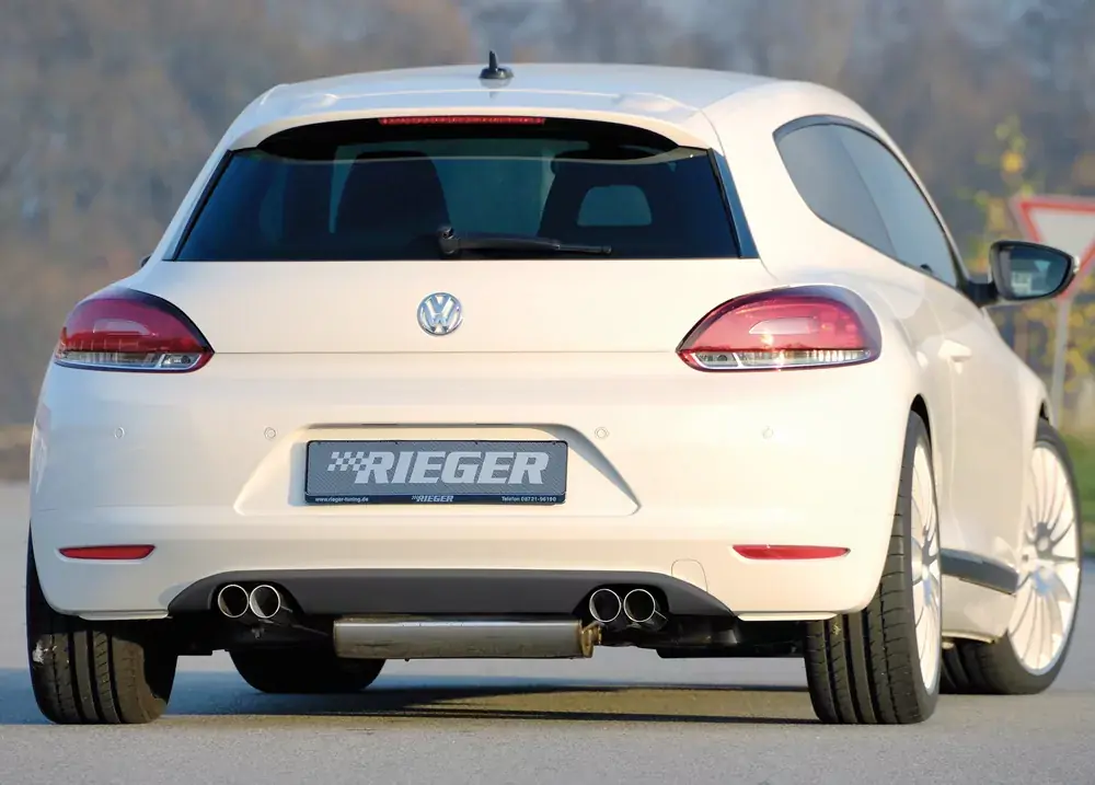Saisonangebot Rieger Heckschürzenaufsatz passend für VW Scirocco 3 (13) 2-tür. 08.08–04.14 (bis Facelift)