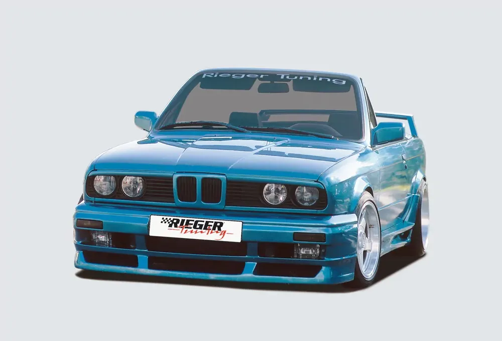 Schneller Versand Rieger Spoilerstoßstange passend für BMW 3er E30