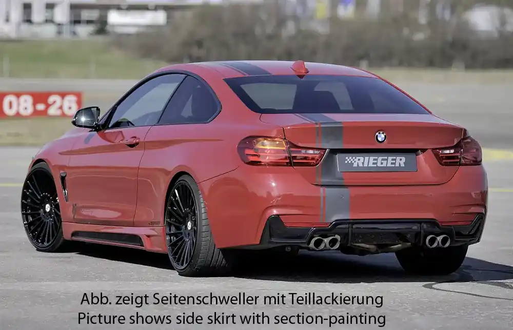Rieger Seitenschweller links passend für BMW 4er F33 Cabrio (ab Facelift) LCI Preisknaller