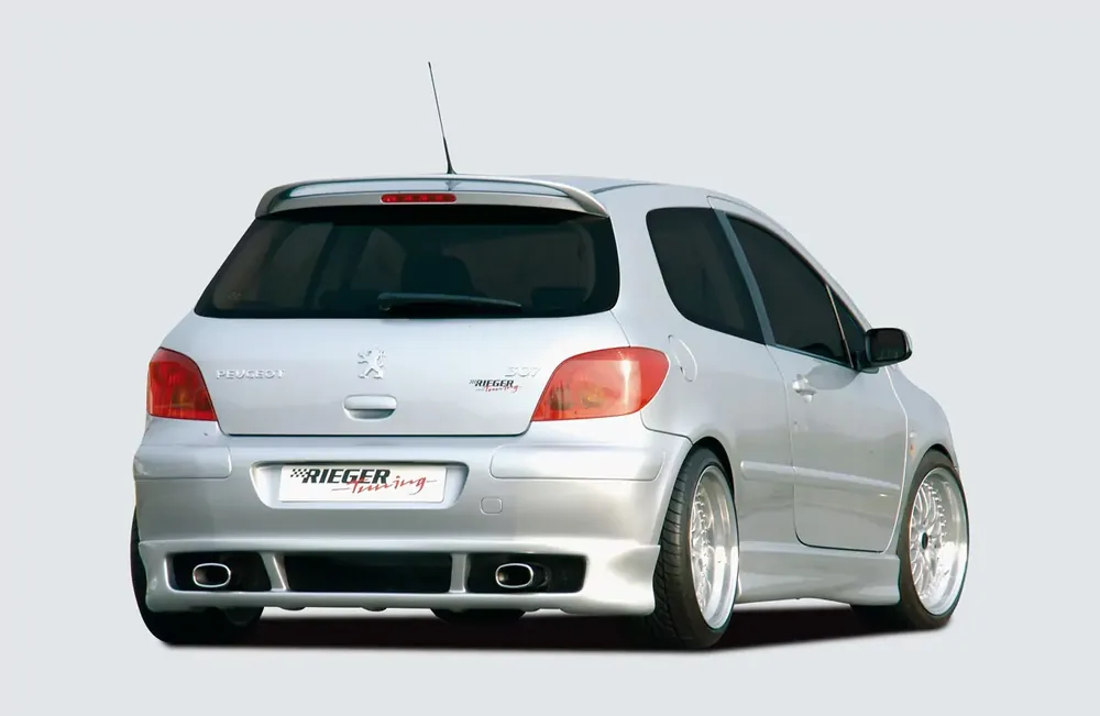 Günstig Rieger Heckansatz passend für Peugeot 307 Limousine 04.01–04.05