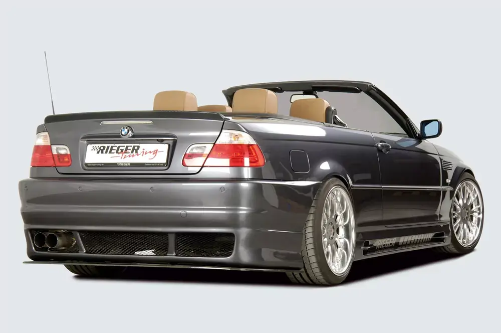 Mega-Angebot Rieger Heckschürze passend für BMW 3er E46 Coupé (02/1998–12/2001, bis Facelift)