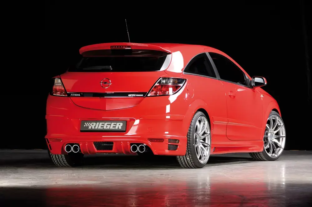 Rieger Heckansatz passend für Opel Astra H GTC 3-tür Billig