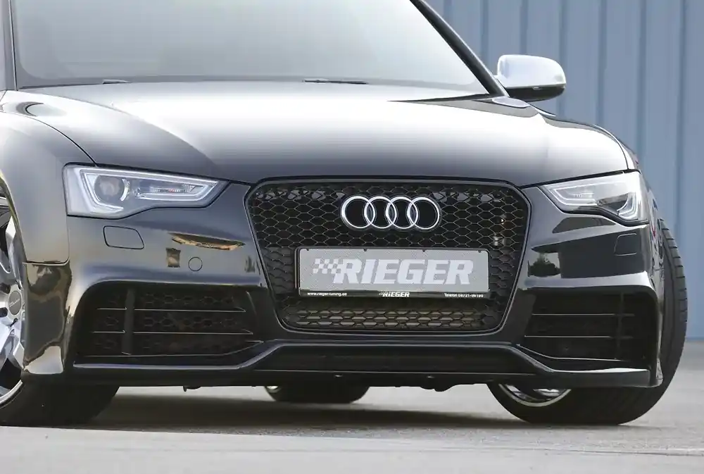 Direktkauf Rieger Spoilerstoßstange passend für Audi A5 S5 (B8/B81) Sportback 10.11-06.16 (ab Facelift)