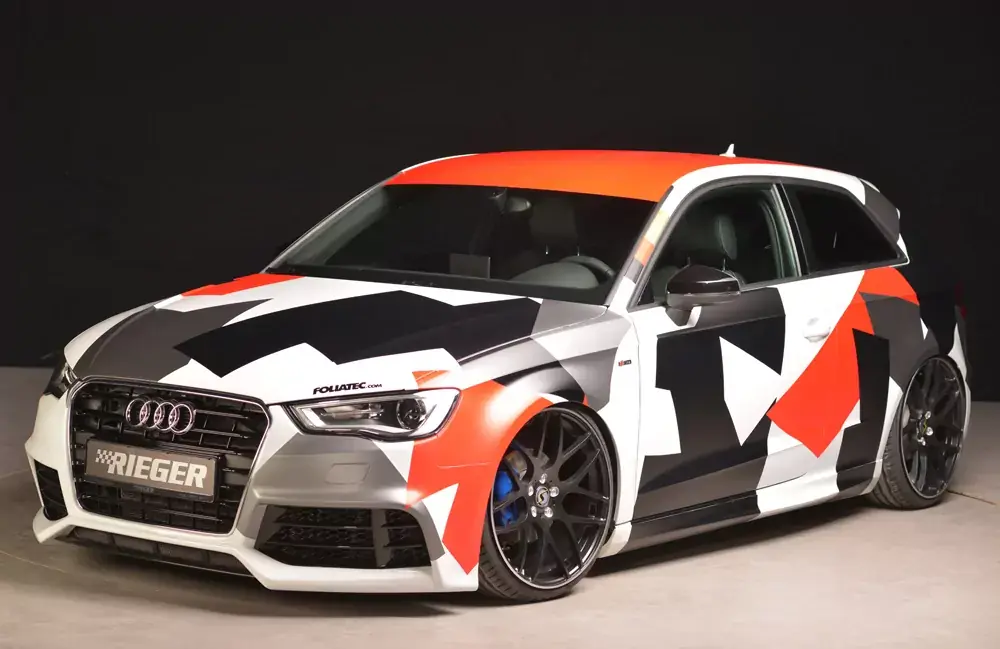 Preisreduziert Rieger Spoilerschwert passend für Audi A3 (8V) 3-türig (Schrägheck 8V1) 07/12-08/16 (bis Facelift)