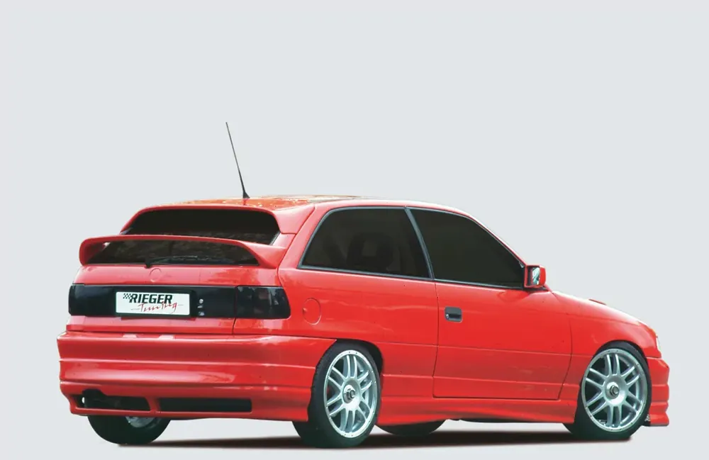 Rieger Heckschürze RT08 passend für Opel Astra F Schrägheck 09/91–12/99 Echt