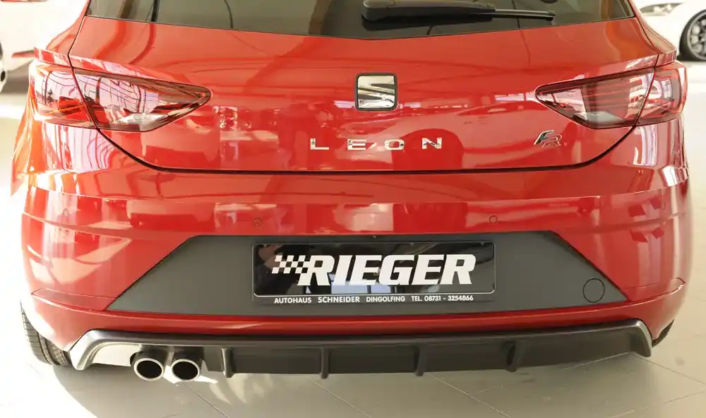 Rieger Heckeinsatz passend für Seat Leon FR (5F) 3-türig (SC) ab Facelift 01/2017 Rabatt