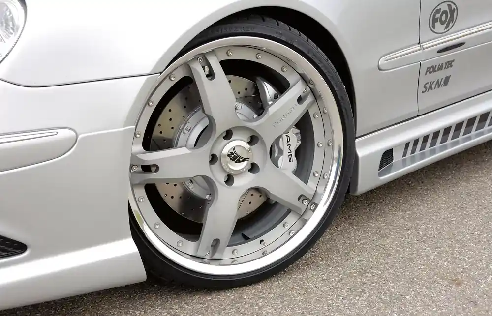 Begrenztes Angebot Rieger Seitenschweller links passend für Mercedes CLK (W209) Cabrio ab 07/2004
