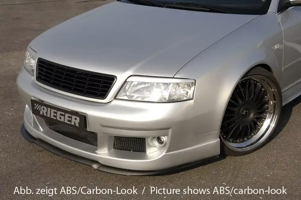 Neu Im Sortiment Rieger Spoilerschwert passend für Audi A6 (4B) Limousine 01/97–06/01