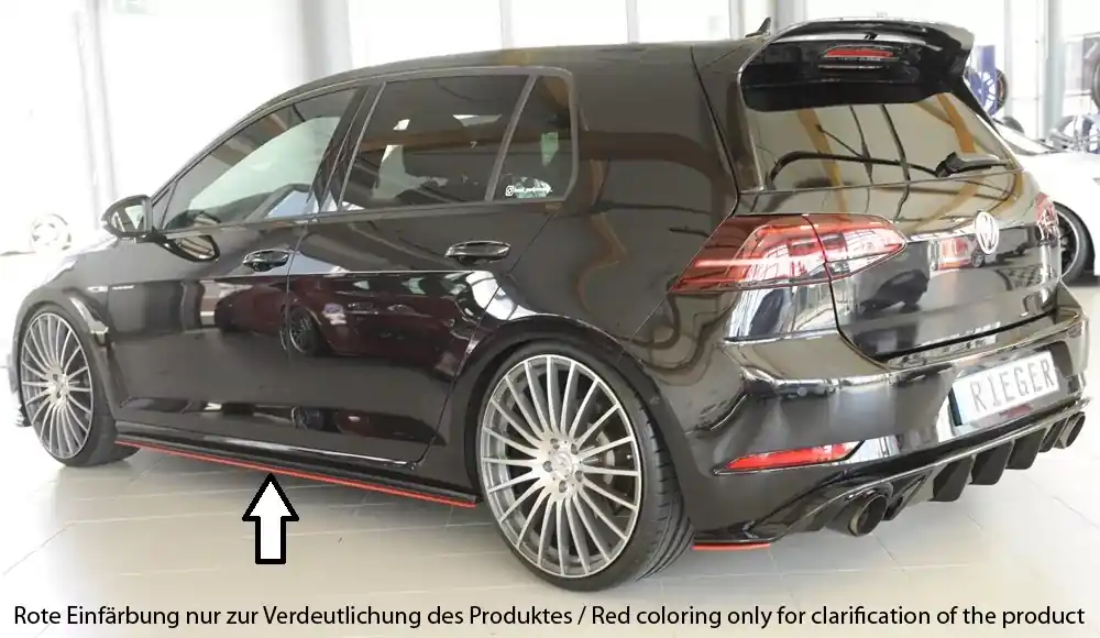 Neuheit Rieger Seitenschweller rechts passend für VW Golf 7 GTD ab 02/2017