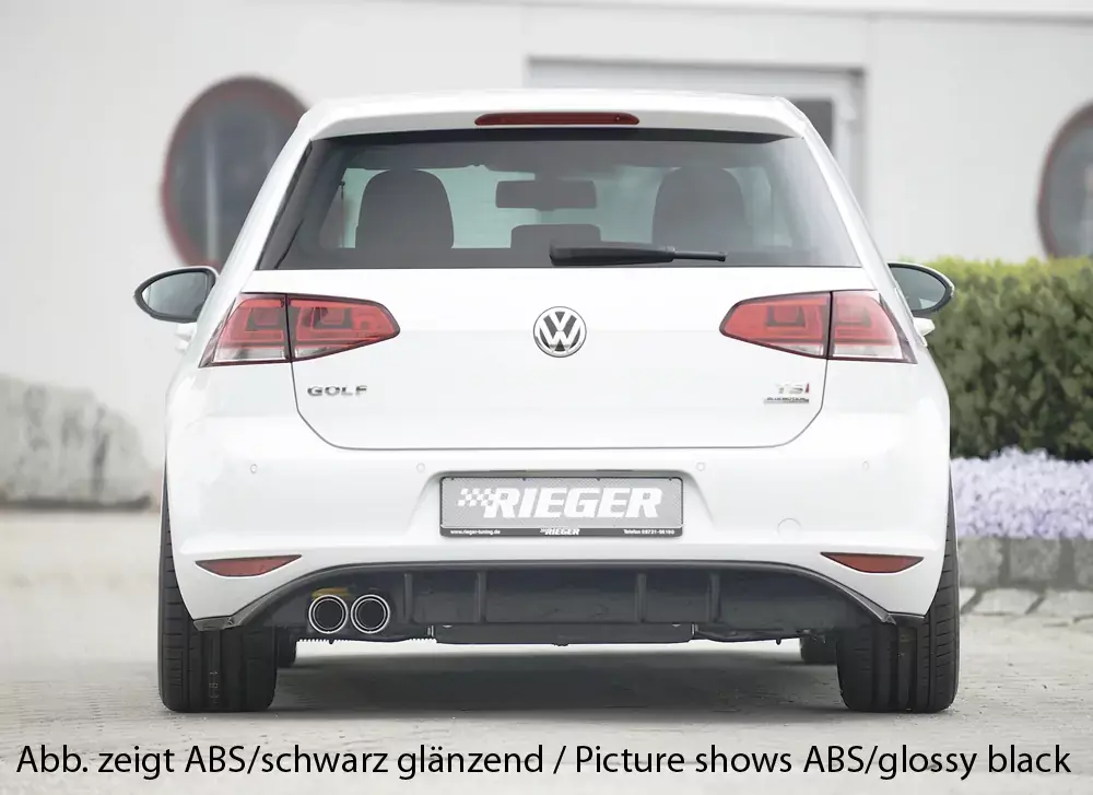 Rieger Heckeinsatz passend für VW Golf 7 5-tür 10.12–12.16 Saisonangebot