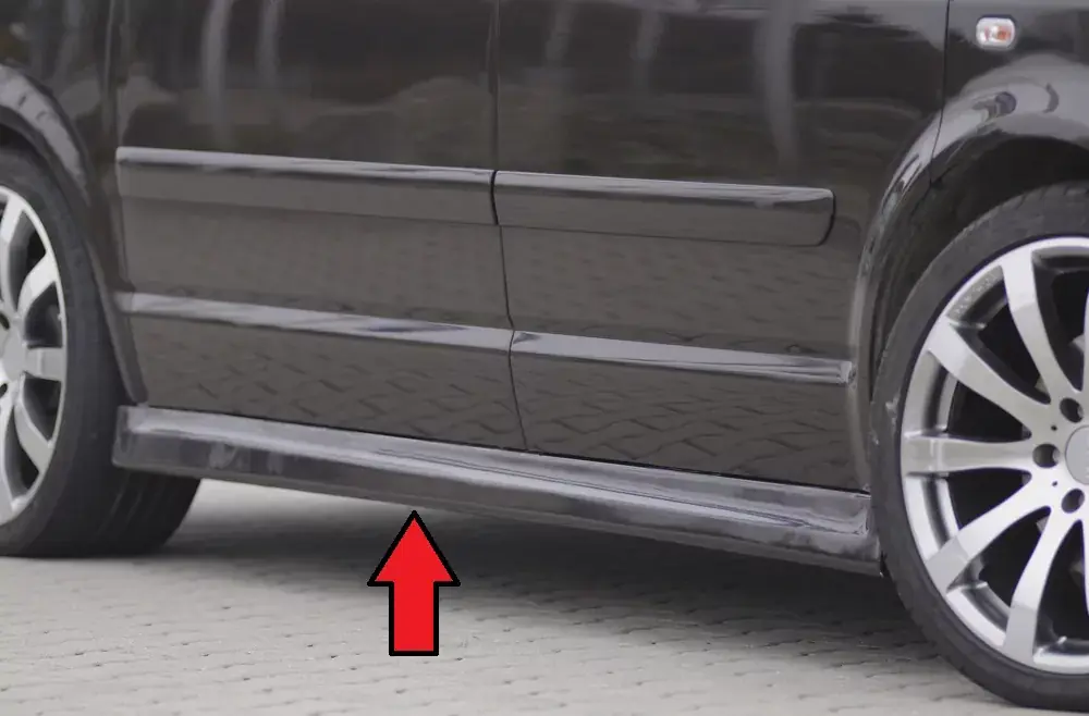 Rieger Seitenschweller rechts passend für VW T5 Bus Facelift ab 09/2009 Beliebt