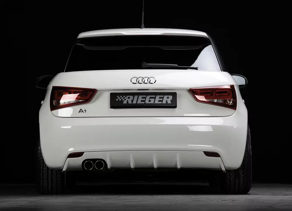 Preisknaller Rieger Heckeinsatz passend für Audi A1 (8X) 3-tür. 08.10–12.14