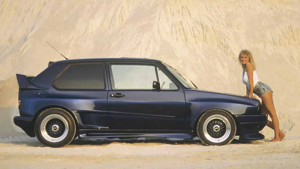 Abverkauf Rieger Türaufsatz Breitbau II passend für VW Golf 1 Cabrio 74-83