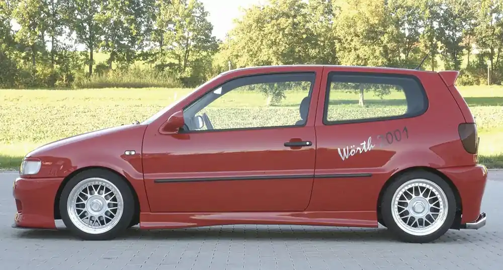 Saisonangebot Rieger Seitenschweller rechts passend für VW Polo 4 (6N) 3-tür. 10/94–01