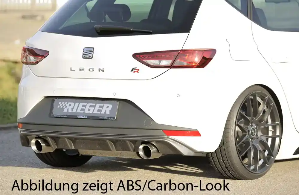 Beliebt Rieger Heckeinsatz passend für Seat Leon FR (5F) 5-tür. 01.13–12.16