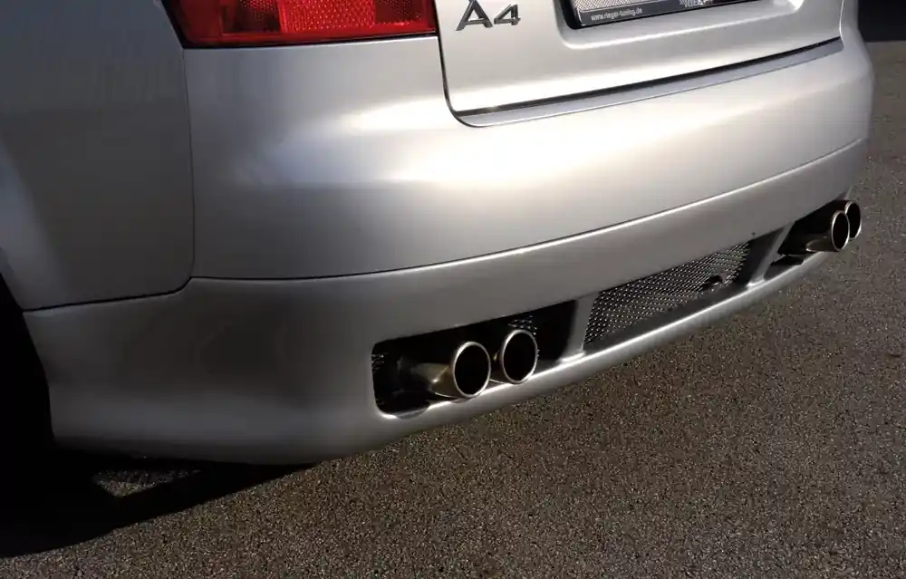 Must-Have Rieger Heckschürzenansatz passend für Audi A4 (8E) Typ B6 Limousine 11.00–10.04