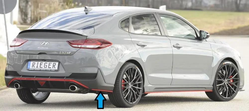 Meistverkauft Rieger Heckschürzenansatz seitlich links passend für Hyundai i30 N (PDE) Fastback 09/18-12/20