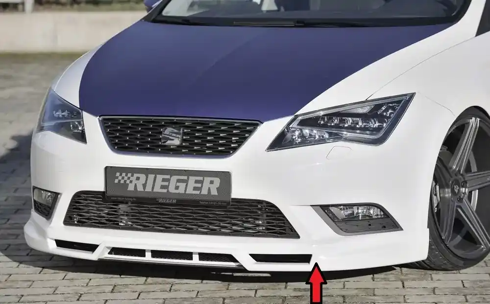 Rieger Spoilerlippe passend für Seat Leon (5F) 5-türig (ST/Kombi) 10.12–12.16 (bis Facelift) Abverkauf
